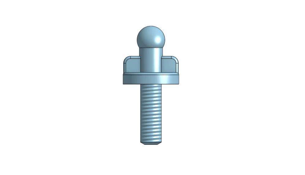 Audi Q3 Parcel Shelf Mounts Screw – 3D Printable Component