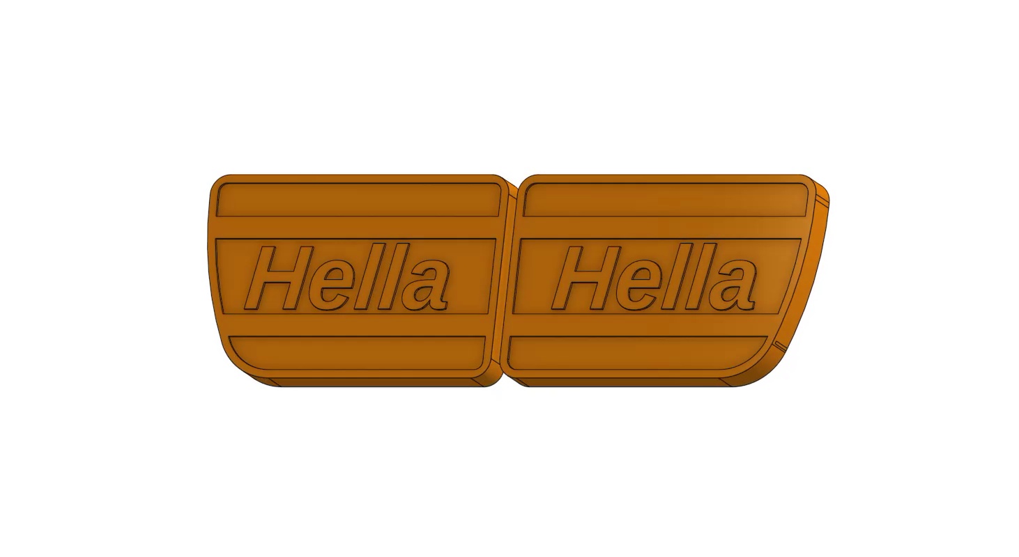 Volkswagen Jetta Mk3 Fog Light Cover - Hella